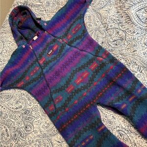 18m vintage patagonia fleece bunting